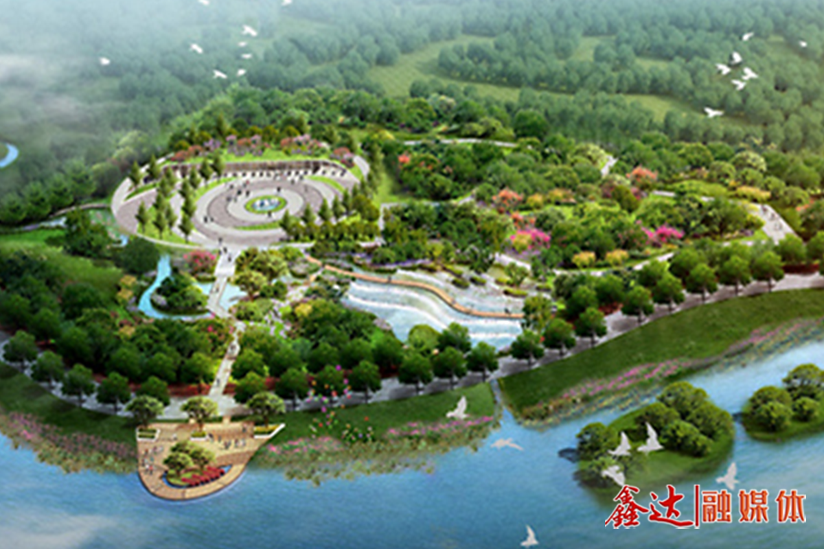 城市后花園！鑫達助建雄安綠博園市政道路及配套綜合管線工程！